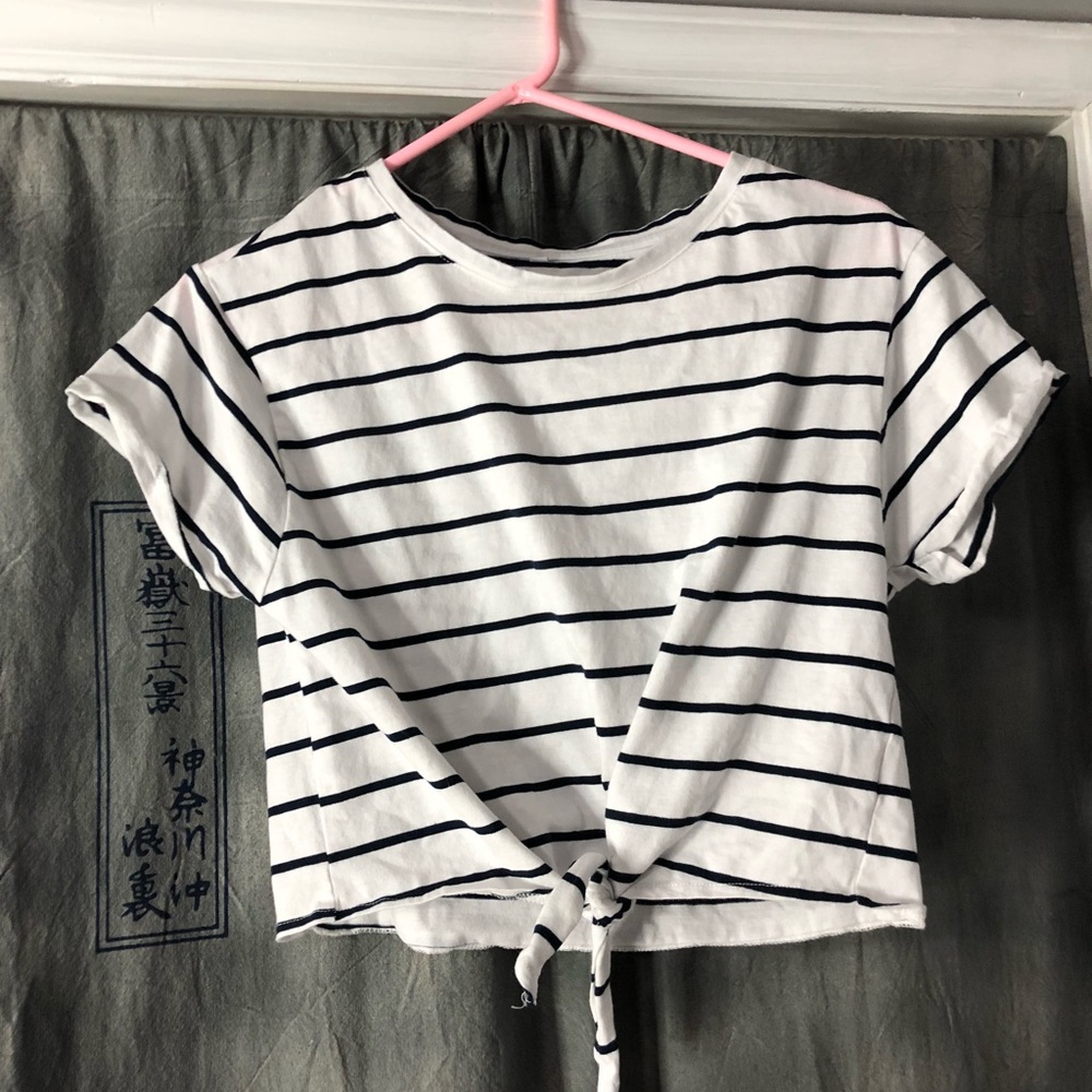 Stripe Crop Top